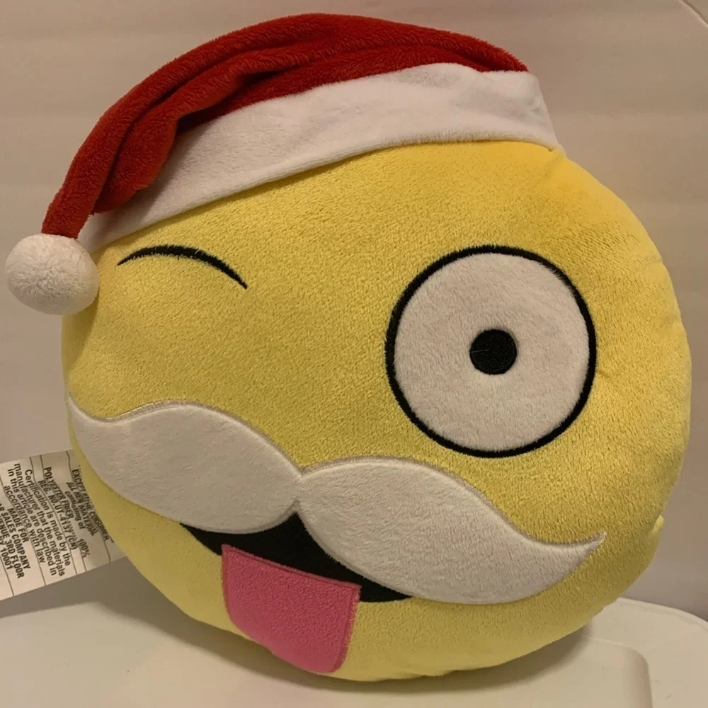 Christmas emoji pillow‎